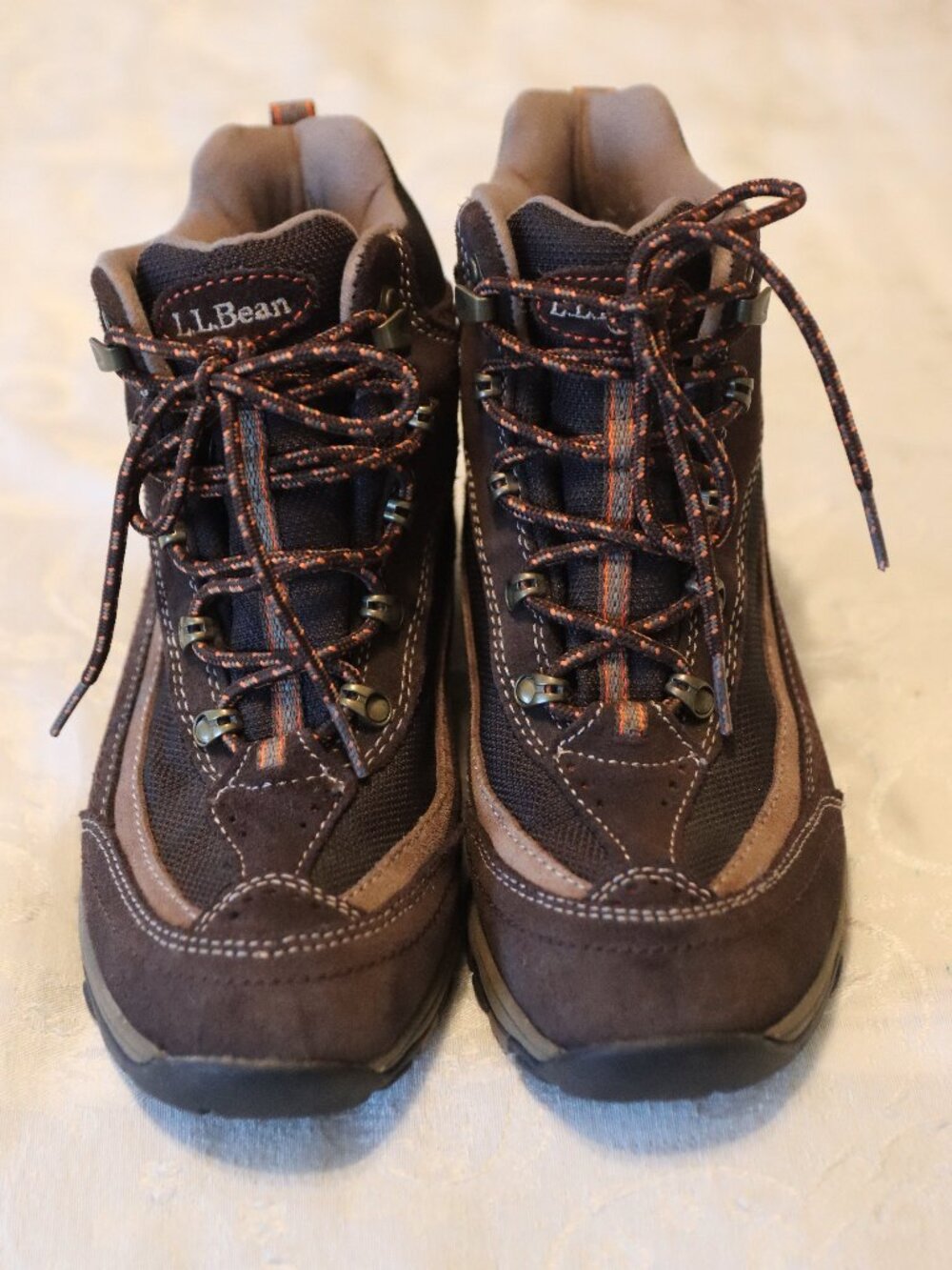 L.L.Bean Tek 2.5 Primaloft Hiking Boots Mid Ankle Suede/Mesh Upper Size 7.5
